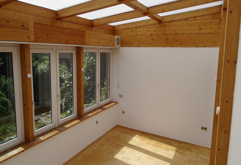 Übergang zum Wintergarten